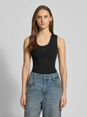 Top o kroju slim fit z mieszanki bawełny Tommy Jeans