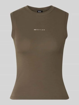 Top o kroju slim fit z mieszanki lyocellu i bawełny model 'Lenox' P.E Nation