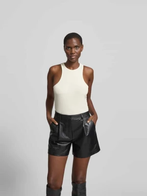 Top Slim o kroju slim fit z mieszanki wiskozy Anine Bing Beżowy
