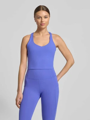 Top o kroju slim fit z wbudowanym stanikiem model ‘Anywhere’ Fabletics