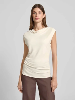 Top o kroju slim fit z wiskozy model ‘ALEMMA’ Boss