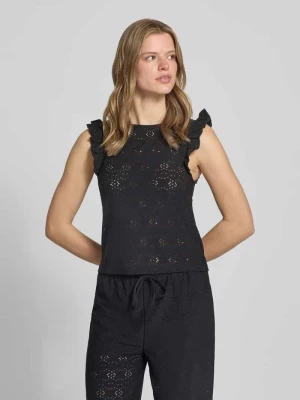 Top o kroju slim fit z wzorem na całej powierzchni model 'MILLA' Only