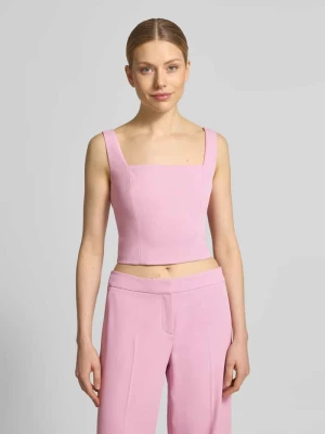 Top o krótkim kroju z prostokątnym dekoltem i tylnym zamkiem błyskawicznym Jake*s Cocktail