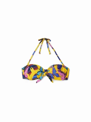 Top od bikini w motyle z wiązaniem Desigual