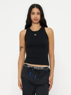 Top Off White czarny