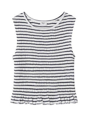 Top Pepe Jeans granatowy