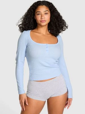Top piżamowy termiczny Henley Victoria's Secret