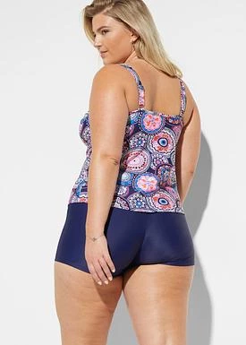 Top plażowy tankini bonprix