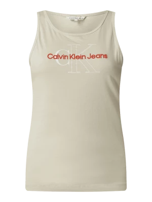 Top PLUS SIZE z bawełny Calvin Klein Jeans Plus