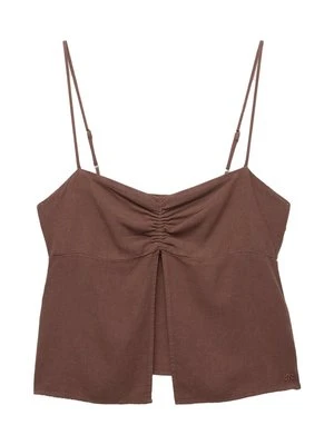 Top PULL&BEAR brązowy
