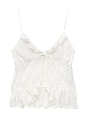 Top PULL&BEAR biały