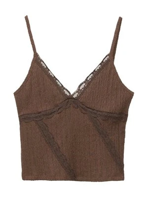 Top PULL&BEAR brązowy