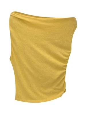 Top PULL&BEAR musztardowy
