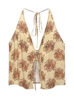 Top PULL&BEAR żółty