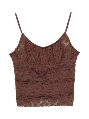 Top PULL&BEAR brązowy