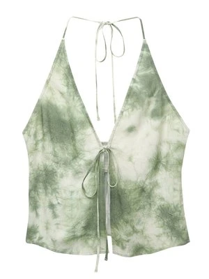 Top PULL&BEAR zielony