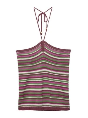 Top PULL&BEAR ciemnoczerwony