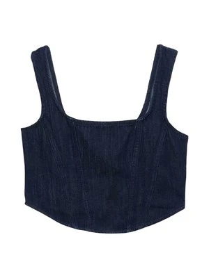 Top PULL&BEAR ciemnoniebieski