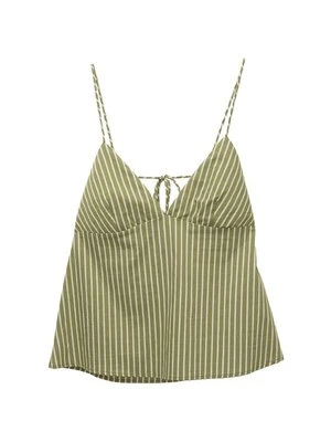 Top PULL&BEAR zielony