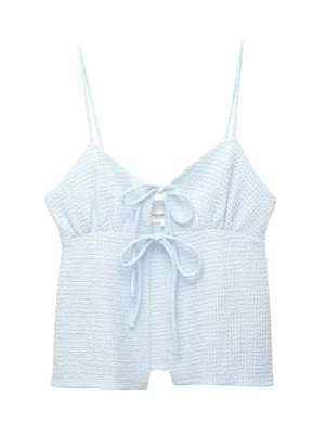 Top PULL&BEAR jasnoniebieski