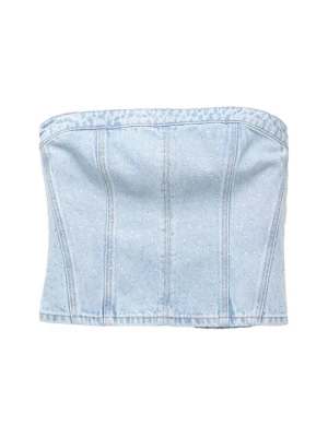 Top PULL&BEAR jasnoniebieski
