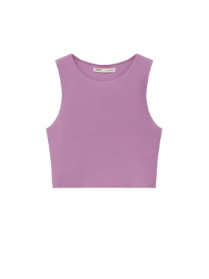 Top PULL&BEAR liliowy