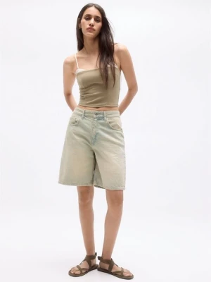 Top PULL&BEAR piaskowy