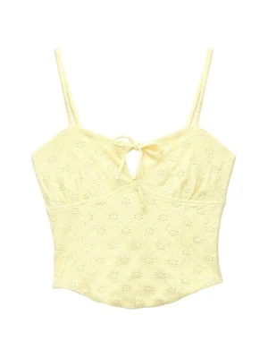 Top PULL&BEAR żółty