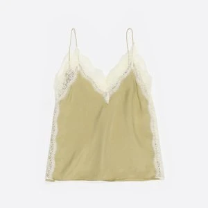 Top ramiączka koronka jasny khaki BIMBA Y LOLA