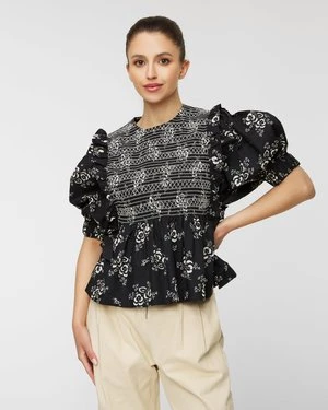 Top SEA NY ALESSIA SMOCKED SEA New York