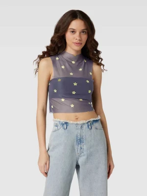 Top siateczkowy z nadrukiem STAR REVIEW