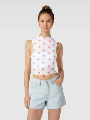 Top siateczkowy z nadrukiem STAR REVIEW