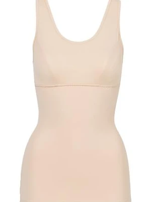 Top silnie modelujący sylwetkę BonPrix beżowy