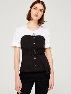 Top Sisley czarny