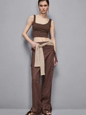 Top skinny z dżerseju "ESSENTIAL" PATRIZIA PEPE