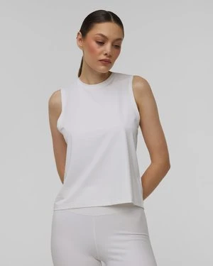 Top sportowy damski Casall Graphic Tank biały