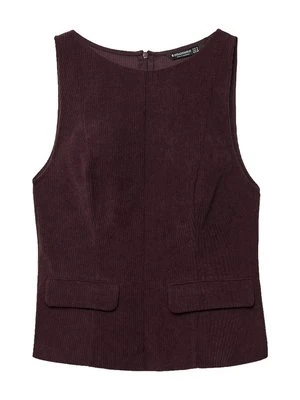 Zdjęcie produktu Top Stradivarius ciemnoliliowy melanż