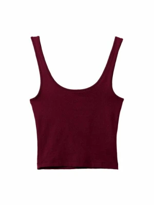 Top Stradivarius bordowy