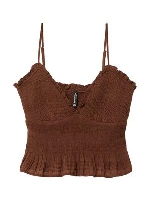 Top Stradivarius ciemnobrązowy