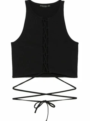 Top Stradivarius czarny