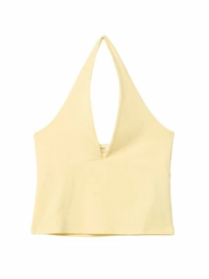 Top Stradivarius jasnożółty