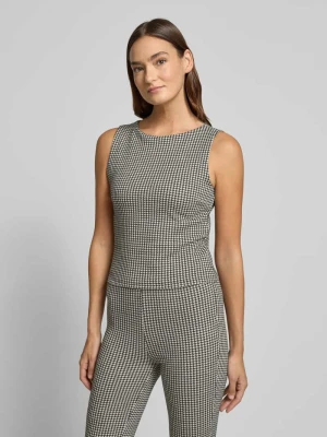 Top taliowany z mieszanki bawełny i wiskozy model ‘DAROSETTA’ HUGO