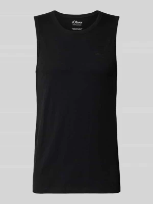 Top tank o kroju regular fit z czystej bawełny s.Oliver RED LABEL