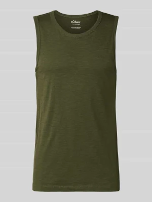 Top tank o kroju regular fit z czystej bawełny s.Oliver RED LABEL