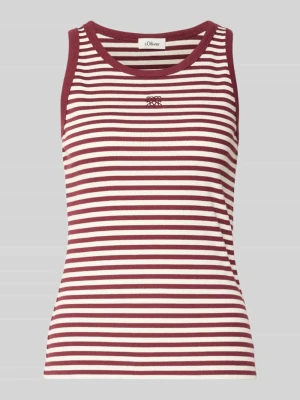 Top tank o kroju regular fit z mieszanki bawełny s.Oliver RED LABEL