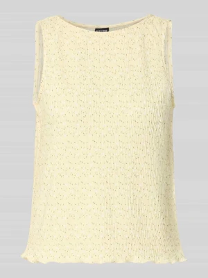 Top tank w kroju regular fit z wzorem na całej powierzchni model 'FLORA' Pieces