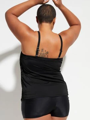 Top tankini z koronki bonprix