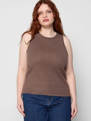 Top Tommy Hilfiger brązowy