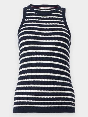Top Tommy Hilfiger niebieski