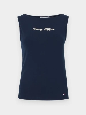 Top Tommy Hilfiger granatowy